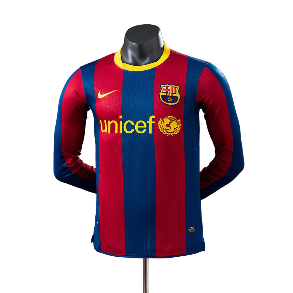 FC Barcelona 2010/11 Home Long-Sleeve Kit