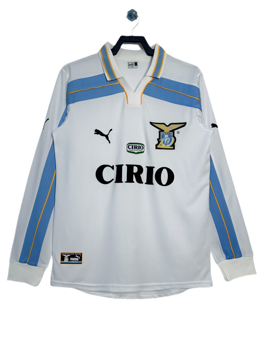SS Lazio 1999/00 Long-Sleeve Centenary Home Kit