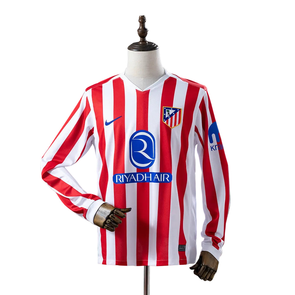 Atletico Madrid 25/26 Home Long-Sleeve Kit