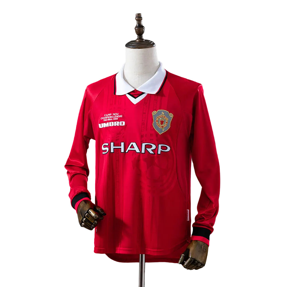 Manchester United 1999/00 Champions League Final Home Long-Sleeve Kit
