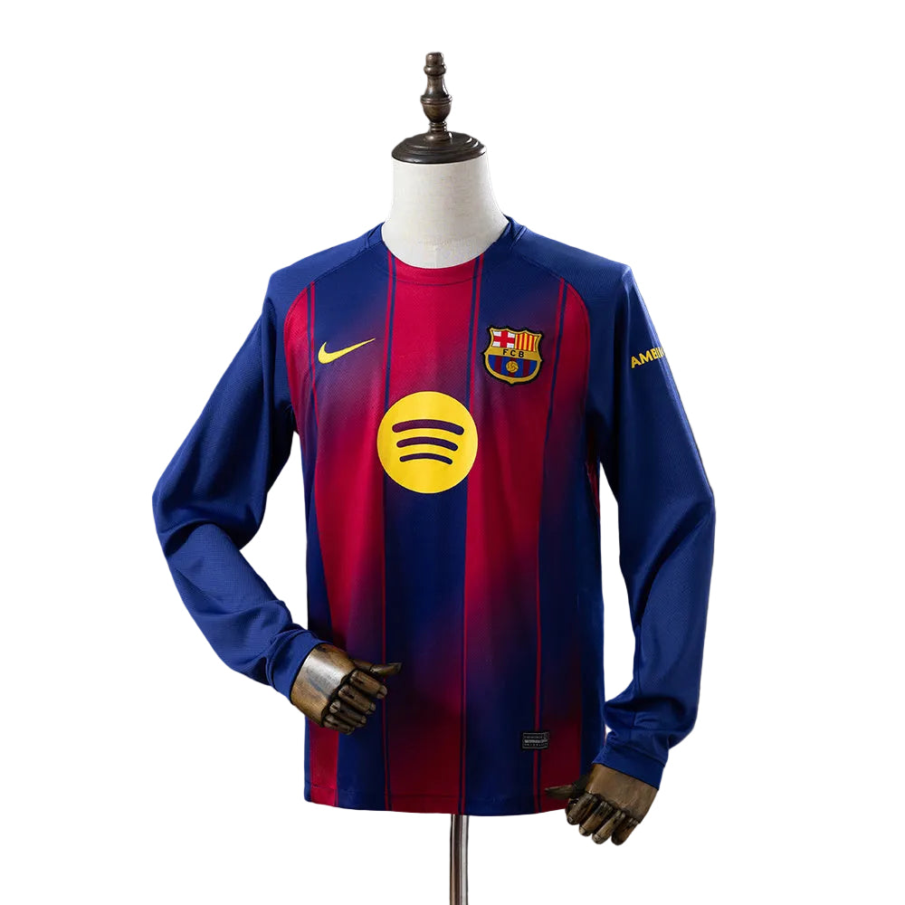 FC Barcelona 25/26 Home Long-Sleeve Kit