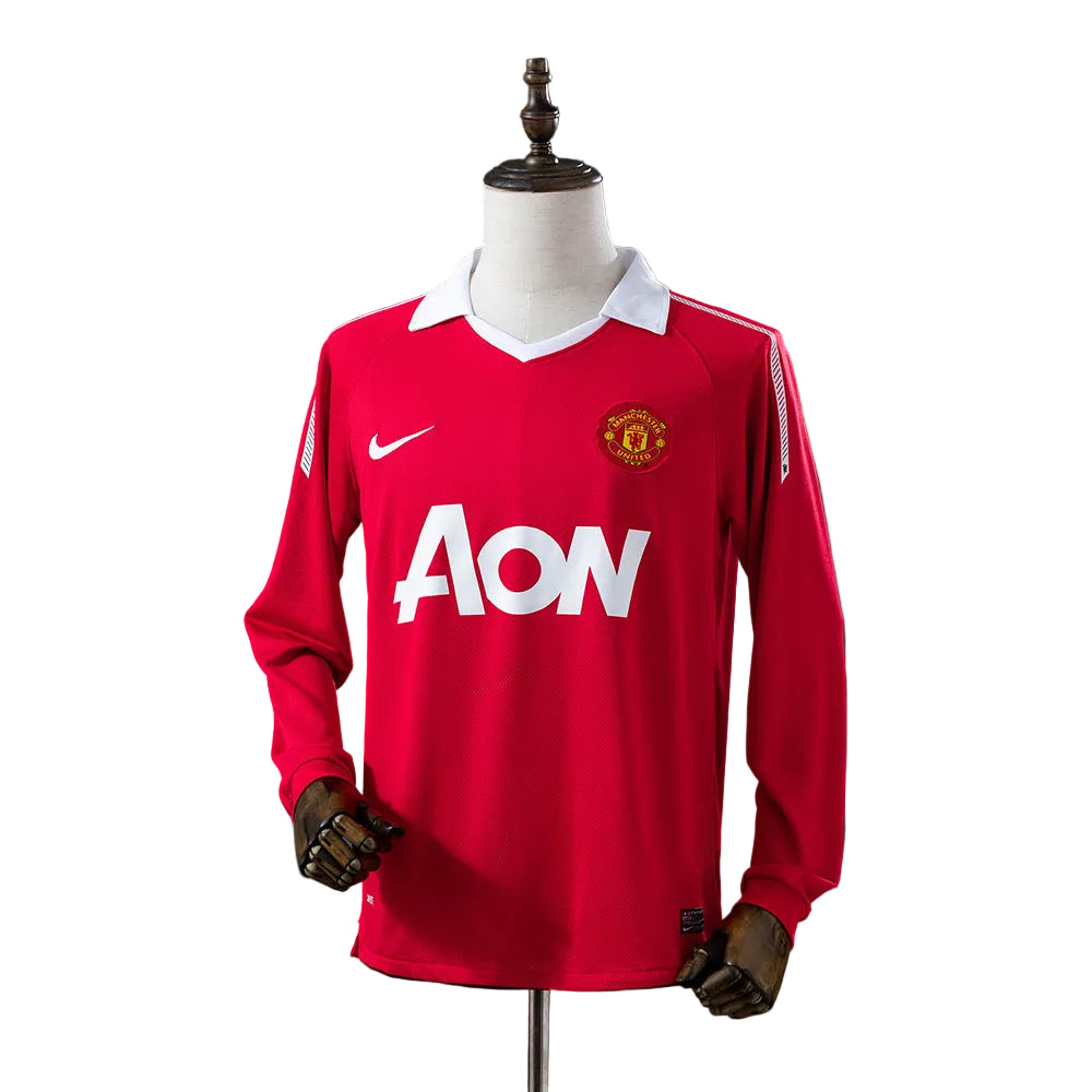 Manchester United 2010/11 Home Long-Sleeve Kit