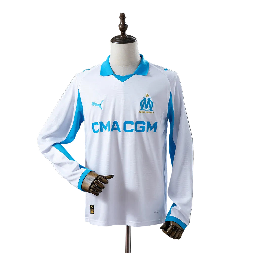 Olympique Marseille 25/26 Home Long-Sleeve Kit