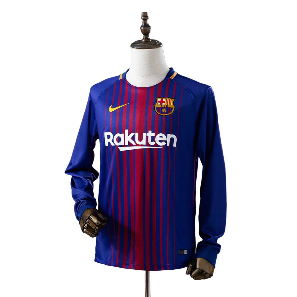 FC Barcelona 2017/18 Home Long-Sleeve Kit