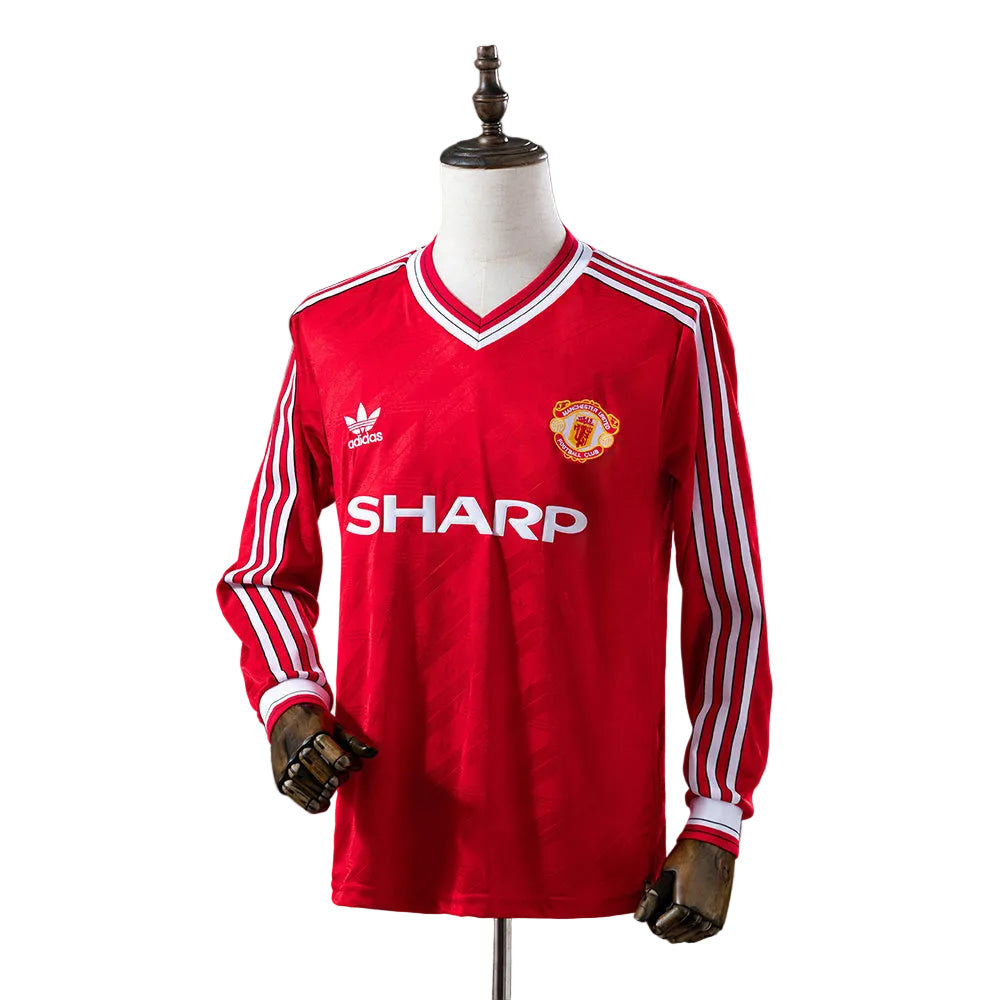 Manchester United 1986/88 Home Long-Sleeve Kit