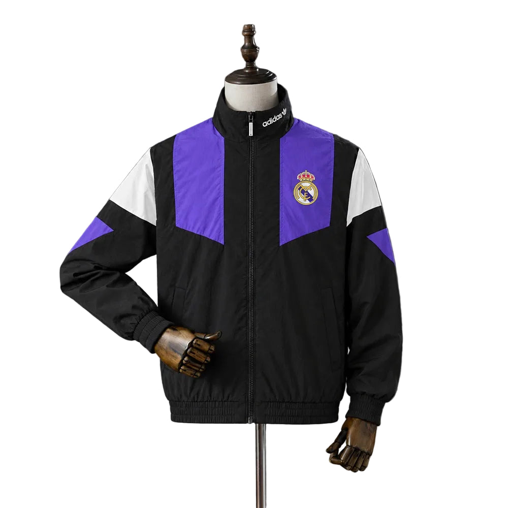 Real Madrid 26/27 Black Windbreaker