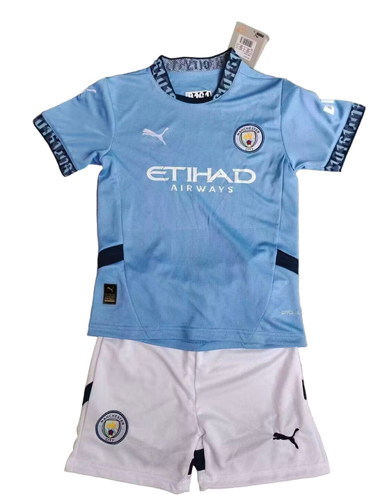 Manchester City 24/25 Home Kids Kit