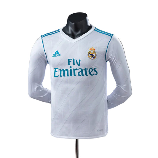 Real Madrid 2017/18 Home Long-Sleeve Kit