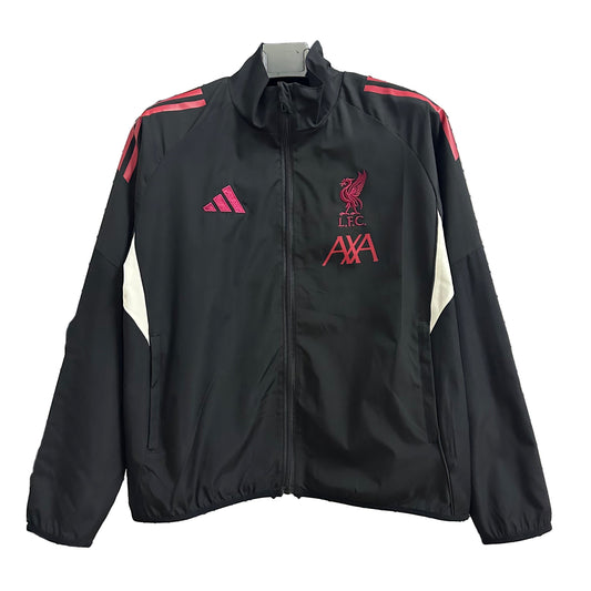 Liverpool Black Windbreaker