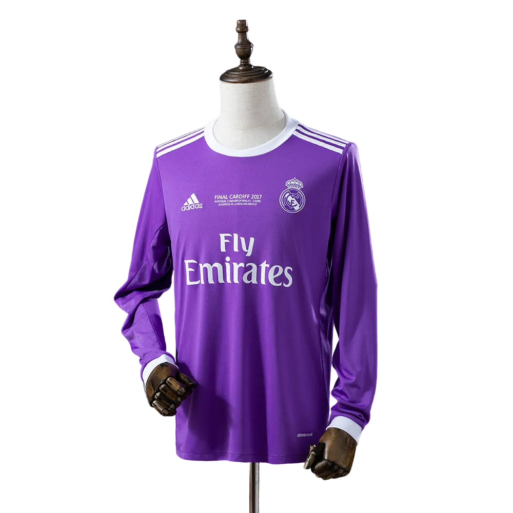 Real Madrid 2016/17 Away Champions League Final Long-Sleeve Kit