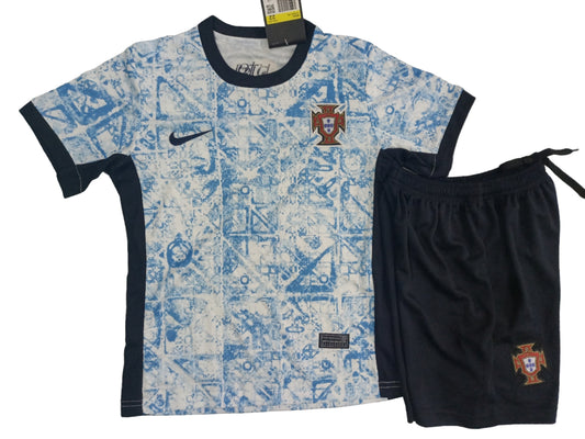 Portugal 2024 Away Kids Kit