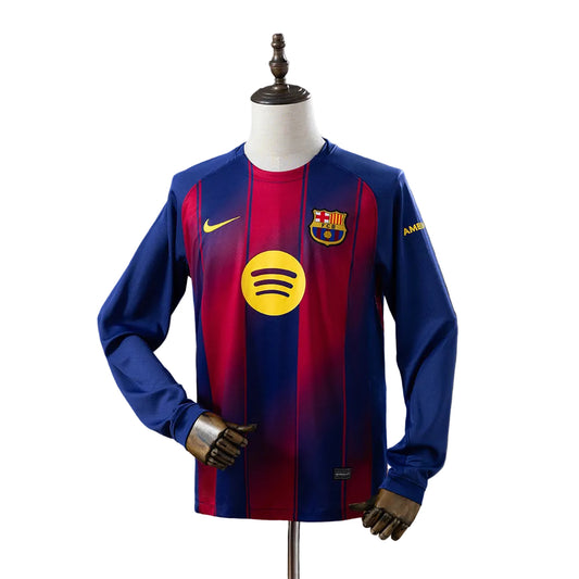 FC Barcelona 25/26 Home Long-Sleeve Kit