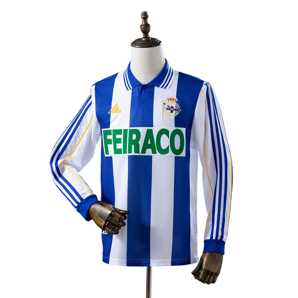 Deportivo De La Coruna 1999/00 Home Long-Sleeve Kit