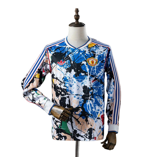 Manchester United X Stone Roses 25/26 Long-Sleeve Kit