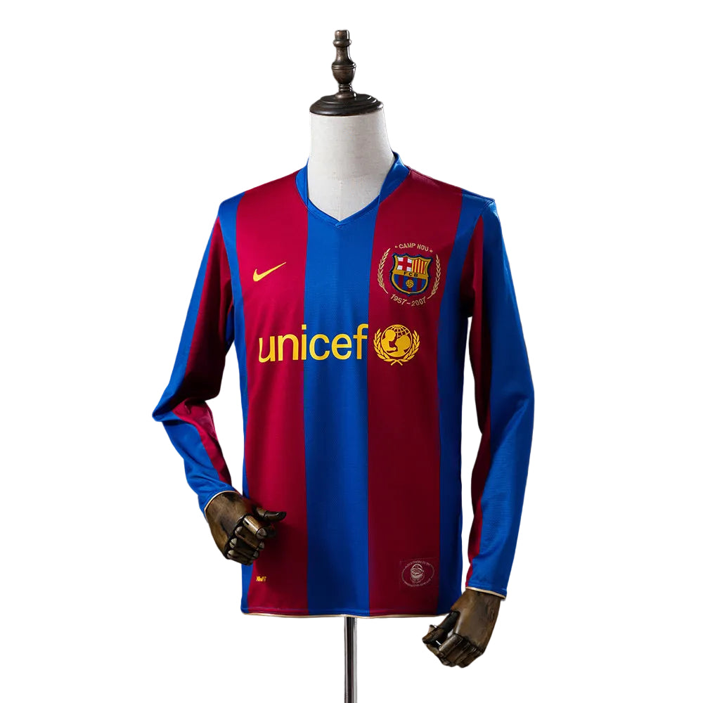 FC Barcelona 2007/08 Home Long-Sleeve Kit