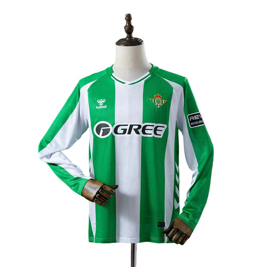Real Betis 25/26 Home Long-Sleeve Kit